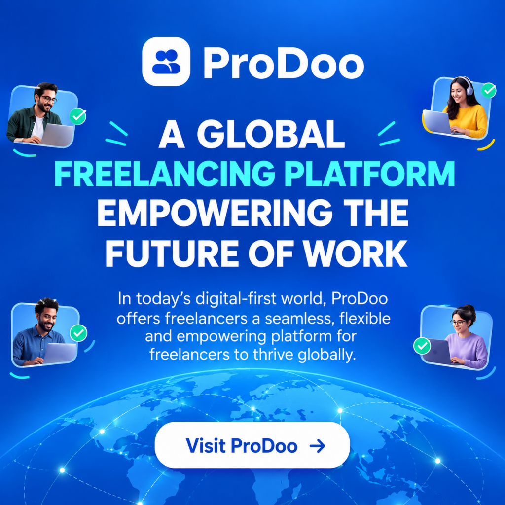 ProDoo: A Global Freelancing Platform Empowering the Future of Work