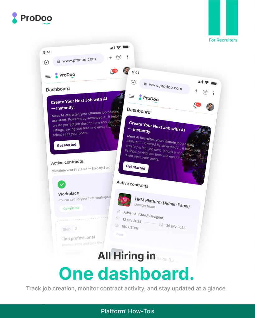 All Hiring in One Dashboard
