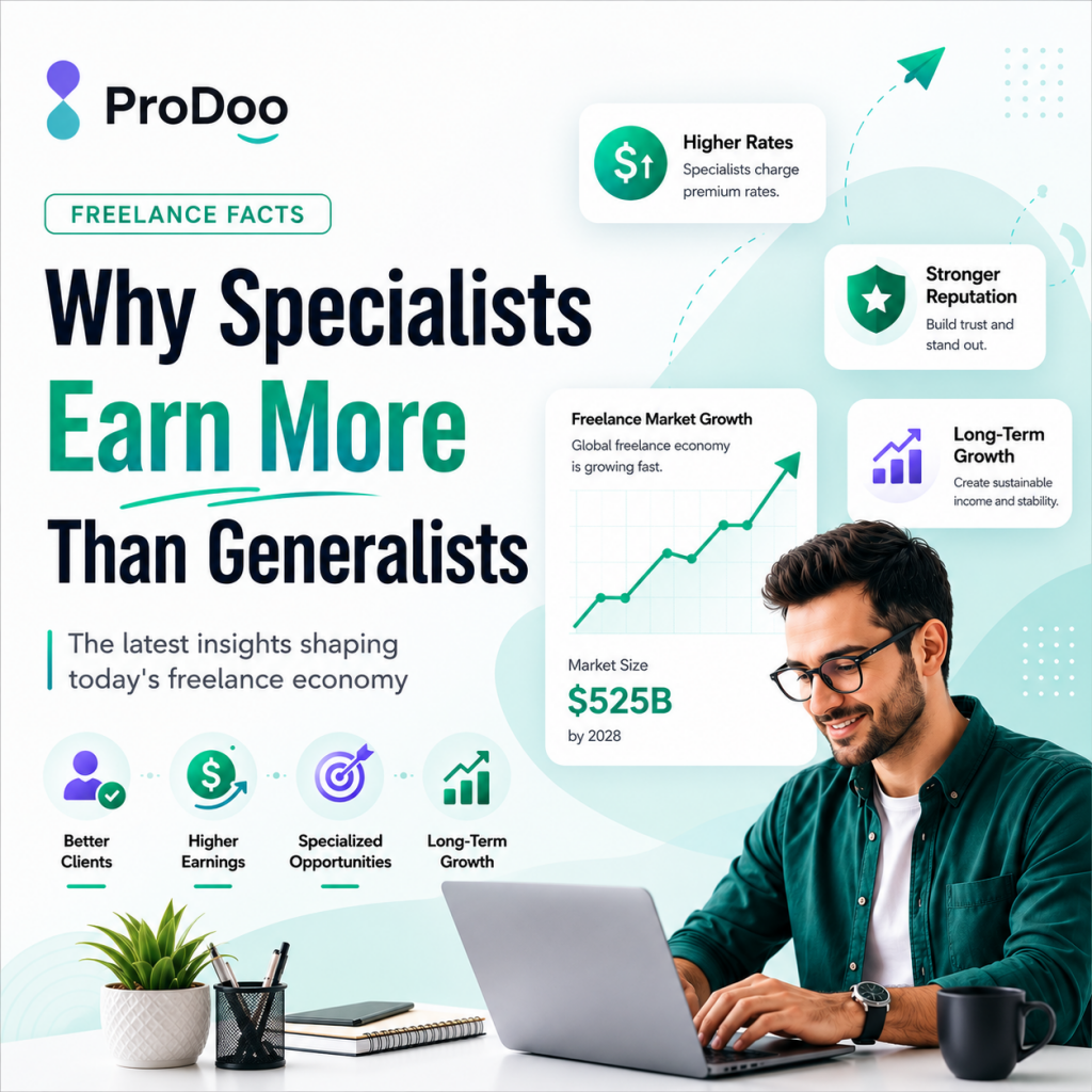 Freelance Facts: Why Freelancers Who Specialize Earn More Than Generalists