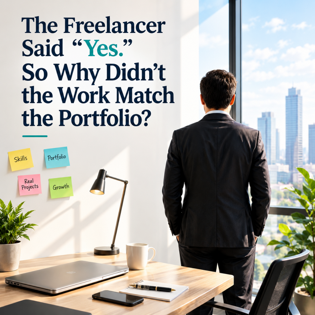 The Freelancer Said “Yes.” So Why Didn’t the Work Match the Portfolio?
