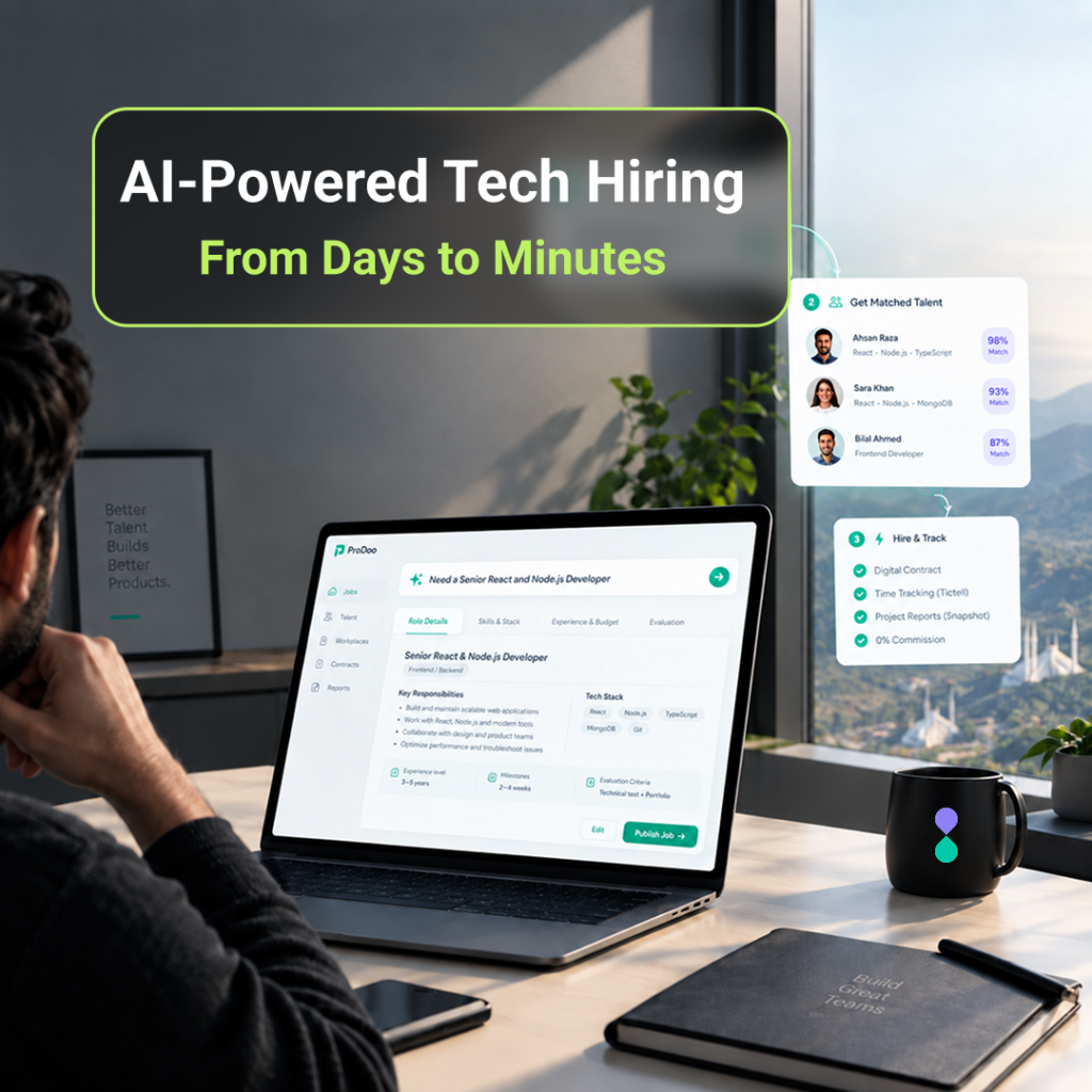 AI-Powered Tech Hiring: From Days to Minutes AI-Powered Tech Hiring: From Days to Minutes